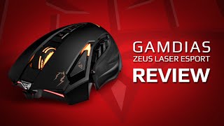 GAMDIAS Zeus Laser Esport mouse review by ANGE1 EN Subs [upl. by Eiramlehcar72]