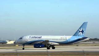 AWESOME CLOSE UP Sukhoi Superjet 100 Interjet Takeoff at Miami InternationalFL [upl. by Ive]