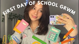 FIRST DAY OF EIGHTH GRADE MORING ROUTINE  GRWM FIRST DAY OF SCHOOL [upl. by Alahc]