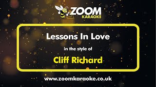 Cliff Richard  Lessons In Love  Karaoke Version from Zoom Karaoke [upl. by Ynavoj]