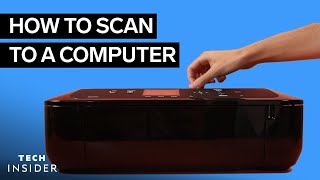 How To Scan A Document To Your Computer [upl. by Jehoash]