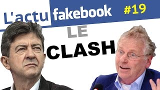 LE CLASH MÉLENCHON COHNBENDIT  Actu Facebook 19 [upl. by Johnette950]