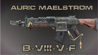 Auric Maelstrom BVIIIVF Veteran Sharpshooter Vigil Station Oblivium [upl. by Lonee]