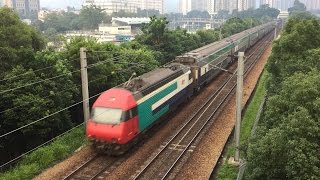 MTR HD 60 FPS BeijingShanghaiGuangzhou  Kowloon Through Trains Along The East Rail Line 2016 [upl. by Ylle]