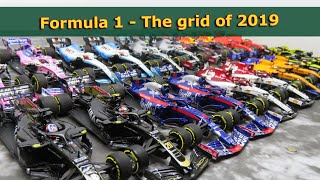 Formula 1  The grid of 2019  Minichamps Spark Looksmart F1 143 model car review [upl. by Yehudit500]