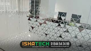 Frosted Glass Sticker Price in Bangladesh Office Thai Glass Frosted Sticker In Uttara [upl. by Adnoel466]