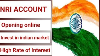 NRI account opening online  Easy step to open NRE NRO account in India without visit nriaccount [upl. by Brinn538]