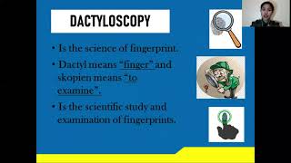 DACTYLOSCOPY [upl. by Fae327]