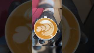 “Mastering Latte Art How to Create a Perfect tulip”shorts coffeeart [upl. by Hackathorn]