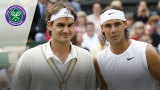 Roger Federer vs Rafael Nadal  Wimbledon 2008  The Final in full [upl. by Ohcirej]