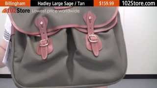 Billingham Hadley Large Camera Bag Sage FibreNyte Tan Review [upl. by Atilahs]