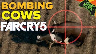 Far Cry 5  Bombing Cows [upl. by Jevon]