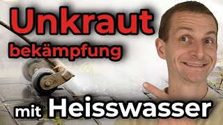 Sonderegger AG  Unkrautbekämpfung mit Heisswasser  ImmoTrainer Hauswart Wetzikon [upl. by Sib]