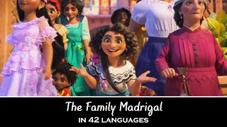 Encanto  The Family Madrigal One Line Multilanguage Lyrics amp Translation [upl. by Rhyner]