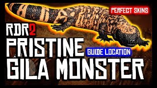 HOW TO FIND A PRISTINE GILA MONSTER AND GET PERFECT SKIN IN RED DEAD REDEMPTION 2  LOCATION GUIDE [upl. by Nakada]