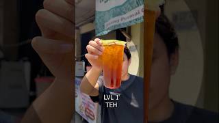 3 Level Teh tea food star review fyp shorts [upl. by Yeoj89]