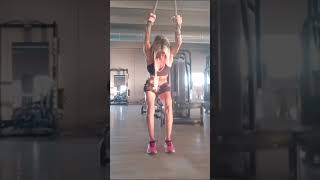 Elisa Maffini training legs upper body [upl. by Arrak]