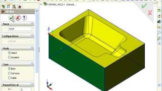 SOLIDWORKS SolidCAM  Defining the Stock and Target Models [upl. by Guimond918]