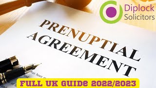 Prenuptial agreements in the UK full guide 20222023 [upl. by Samaria]