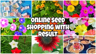 Online seed shopping with result  Zarinsblog  flowers seed shopping [upl. by Charmain]