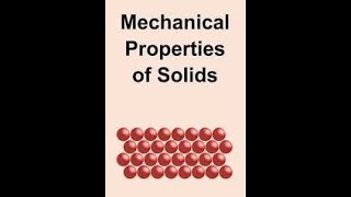 Mechanical Properties of Solids May 2022 [upl. by Yrred]