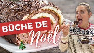 Bûche de Noël de ma mamie recette simple et rapide [upl. by Analrahc]