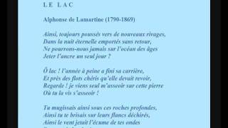 Alphonse de Lamartine  Poème Le Lac récité par Maria Casarès [upl. by Yde]