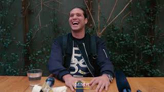 UFC 222 Brian Ortega Media Lunch  MMA Fighting [upl. by Alimrahs500]