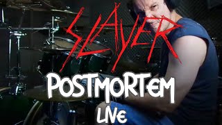 SLAYER  Postmortem Audio Live 2000  DRUM COVER 69 [upl. by Shoifet]