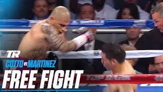 Cotto vs Martinez  Great Upsets in Boxing Free Fight [upl. by Durward]