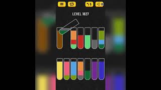 Water Sort Puzzle  Level 1827 [upl. by Yulma]