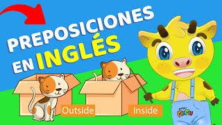 INGLÉS PARA NIÑOS  PREPOSICIONES EN INGLÉS  CLASE DE INGLÉS AMIGO MUMU [upl. by Viens]