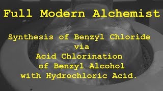 Synthesis Of Benzyl Chloride from Benzyl Alcohol [upl. by Harod486]