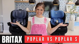 Britax Poplar vs Poplar S Convertible Car Seat Comparison [upl. by Ackerley241]