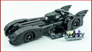 LEGO 76139 Batman 1989 Batmobile Speed Build for Collectors  Brick Builder [upl. by Relyuc]