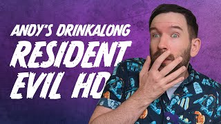 Andys Resident Evil HD Drinkalong 🎃 BIG SNEK DANGER NOODLE 🐍  Hallowstream IV [upl. by Tiemroth716]