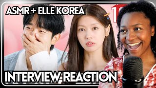 LOVE NEXT DOOR INTERVIEW REACTION 엄마친구아들 ASMR  ELLE KOREA [upl. by Sergeant]