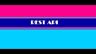 Restful Web Service Tutorial 1  Introduction to REST [upl. by Layne]