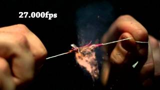 Firecrackers Super Slow Motion 27000100000fps [upl. by Engelhart993]