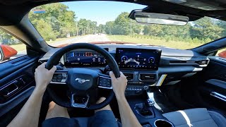 2024 Ford Mustang EcoBoost  POV Walkaround and Test Drive ASMR [upl. by Joris505]