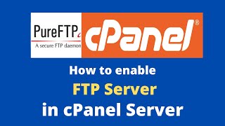 How to enable FTP Server in cPanel Server WHM [upl. by Swihart169]