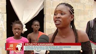 Projecto Kangamba Famílias realojadas em menos de uma semana [upl. by Ahsinelg705]