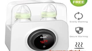 Bable Bottle Warmer Bottle Steam Sterilizer Multipurpose Baby Bottle Warmer with LCD Display and Acc [upl. by Rausch]