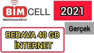 Bimcell Bedava 40 GB İnternet Nasıl Yapılır Bimcellden Yeni Kampanya Bimcell Bedava İnternet [upl. by Filahk267]