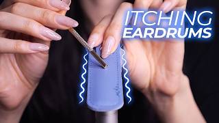 ASMR Itching Your Eardrums to Make You Tingle for the First Time No Talking [upl. by Euginom]