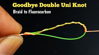 Combination knots for tying braid to fluorocarbon that anglers should know Stronger than double Uni [upl. by Ellemrac]