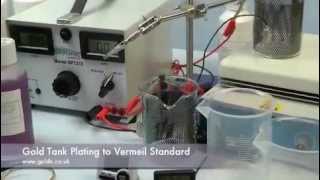 Gold Plating Kit  gold immersion plating silver jewellery to vermeil standard [upl. by Ativ126]