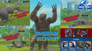 All Common Team DEFEATS Max Level 30 Imperatosuchus Mortem Rex amp Giganyx  Jurassic World Alive [upl. by Monique]