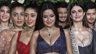 Celebrities arrives at DMF Grand Diwali Party 2024  Munawar Faruqui Avneet Kaur Shivangi Joshi [upl. by Egoreg]