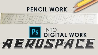 How to create a custom type design  Photoshop Tutorial [upl. by Mccomb]